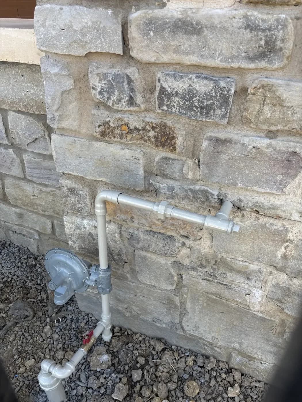 Gas Line Regulator Install